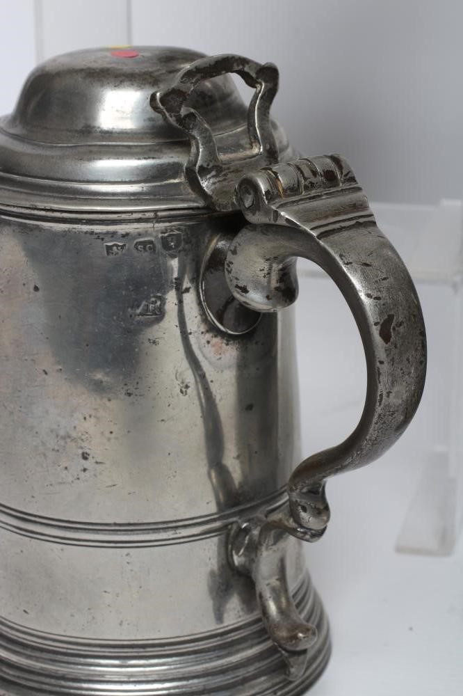 A NORMANDY(?) PEWTER FLAGON Image