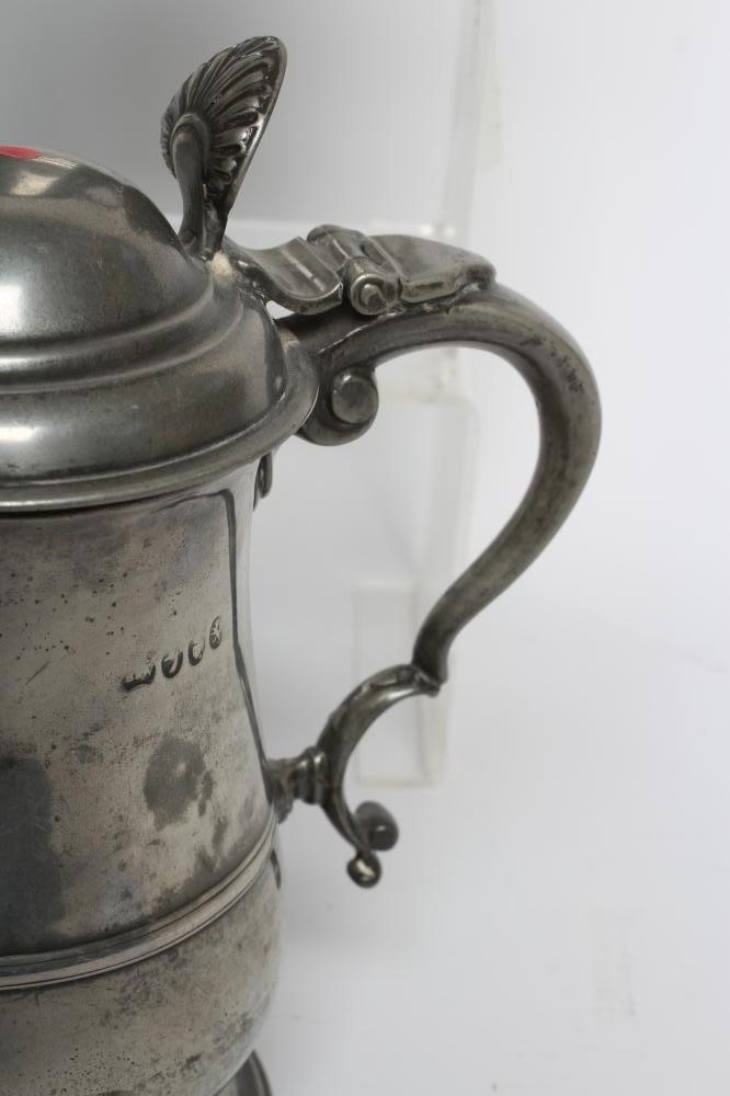 A NORMANDY(?) PEWTER FLAGON Image