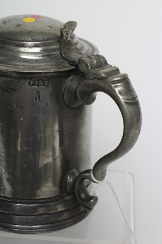 A NORMANDY(?) PEWTER FLAGON Image