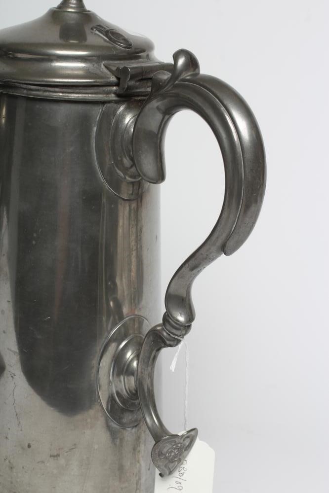 A PEWTER KNOPPED TAPPIT HEN Image