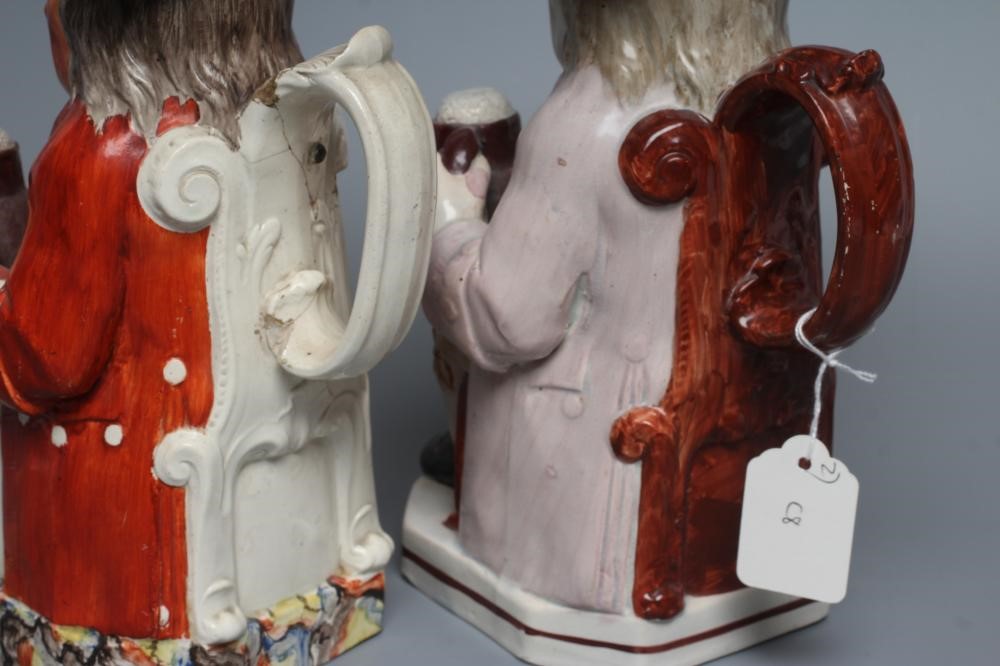 A PEARLWARE "WARTY FACE" TOBY JUG Image