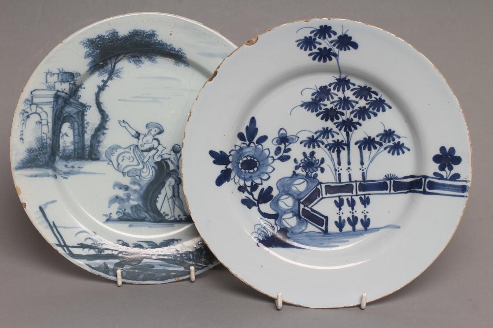 AN ENGLISH DELFT PLATE Image