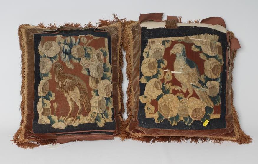 TWO TAPESTRY PANELS Image