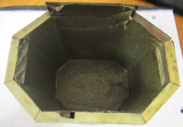 A GEORGE III SMALL TORTOISESHELL TEA CADDY Image