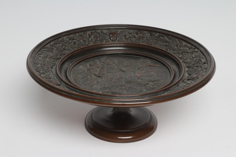 A victorian art union of london copper tazza Hartleys Auctioneers & Valuers