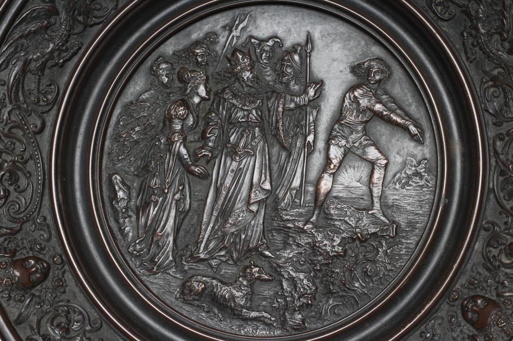 A victorian art union of london copper tazza Hartleys Auctioneers & Valuers