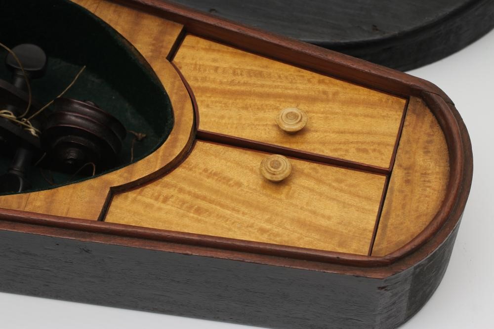 A SCRATCH BUILT MAHOGANY VIOLIN by J. H. Cooper Image