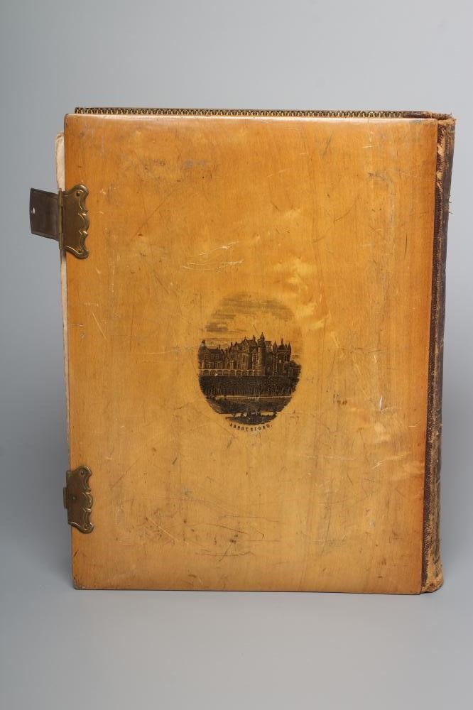 A VICTORIAN MAUCHLINE WARE PHOTOGRAPH ALBUM Image