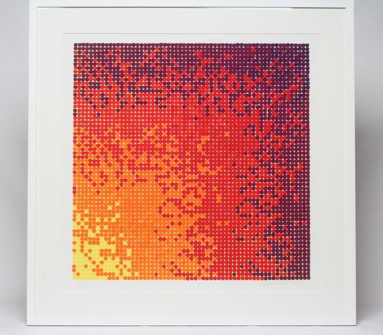 DAVID ROTH (American b.1942) Untitled abstract, a pair, serigraph in colours, limited edition signed Image