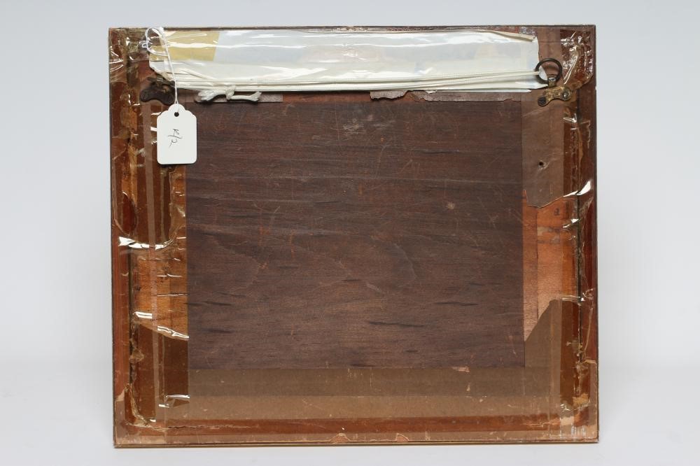 FREDERICK DANIEL HARDY (1826-1911) "The Singing Lesson", pastel heightened with white, 6 1/4" x 8 Image