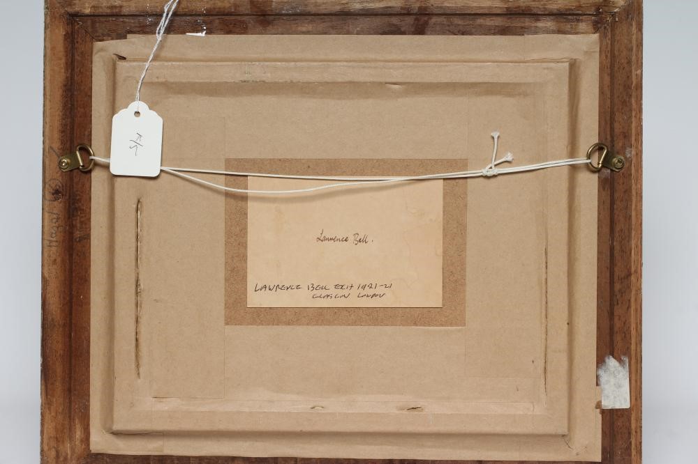 LAURENCE BELL (20th century) Figures Resting In the Shade, watercolour heightened with white, Image