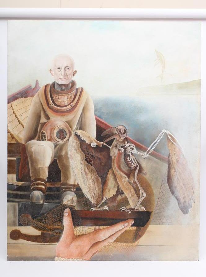 IAN CHARLES SCOTT (Scottish b.1957) "Patron Saint of Forgetfulness" Image