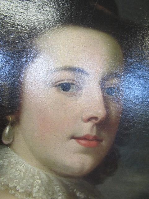 ATTRIBUTED TO THOMAS HUDSON (1701-1779) Portrait of Lady Bletchey in a Plumed Hat Image