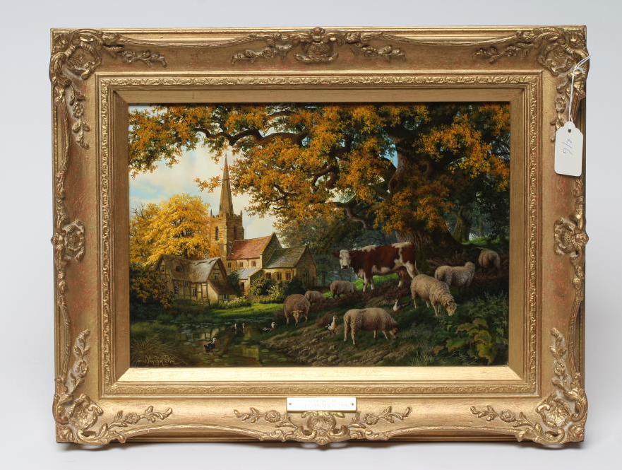 DANIEL VAN DER PUTTEN (b.1960) "Underneath The Oak Tree Image