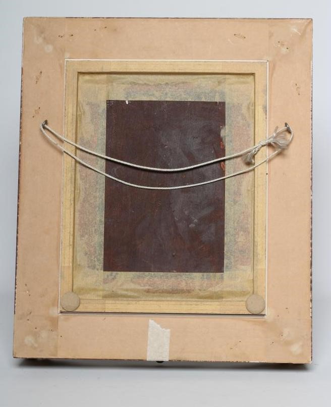 WILLIAM A BREAKSPEARE (1855-1914) Portrait of a Cavalier in a Broad brimmed Hat and Blue Cloak, Image