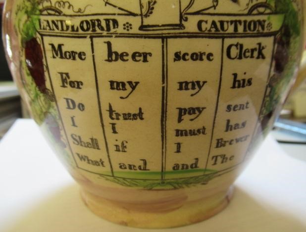 A SUNDERLAND PINK SPLASH LUSTRE POTTERY DUTCH JUG Image