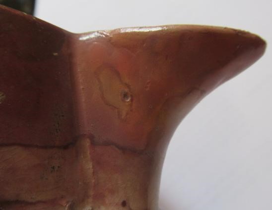 A SUNDERLAND PINK SPLASH LUSTRE POTTERY DUTCH JUG Image