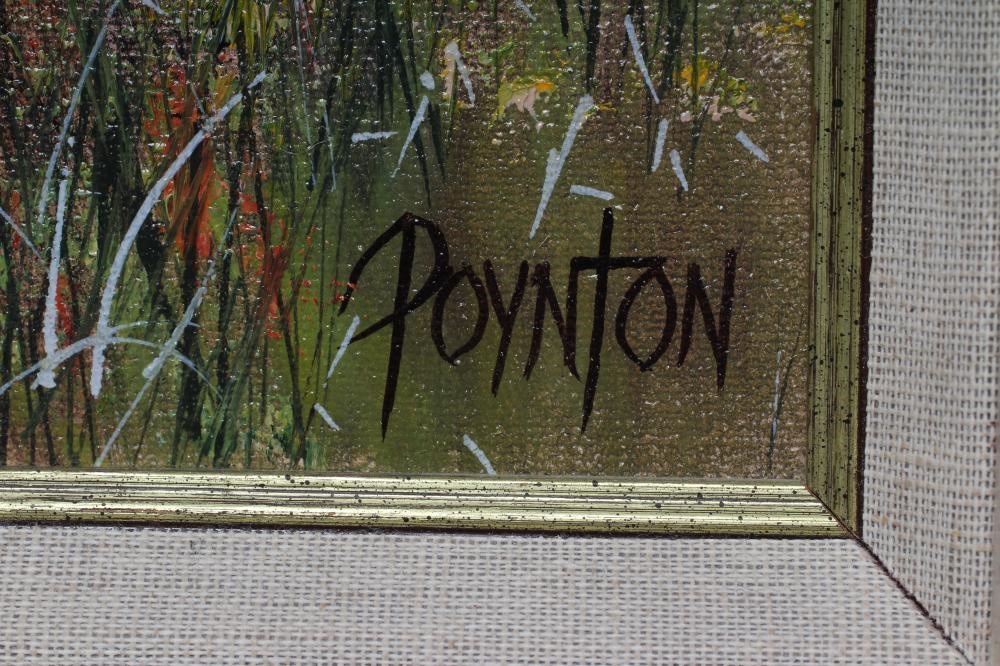 DEBORAH POYNTON (South African b.1970) "Poppies in the Meadow", oil on canvas, signed, 12" x 16", Image