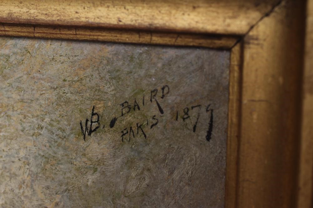 WILLIAM BAPTISTE BAIRD (American 1847-1917) Chickens, oil on panel, inscribed " Paris 1897", Spink, Image