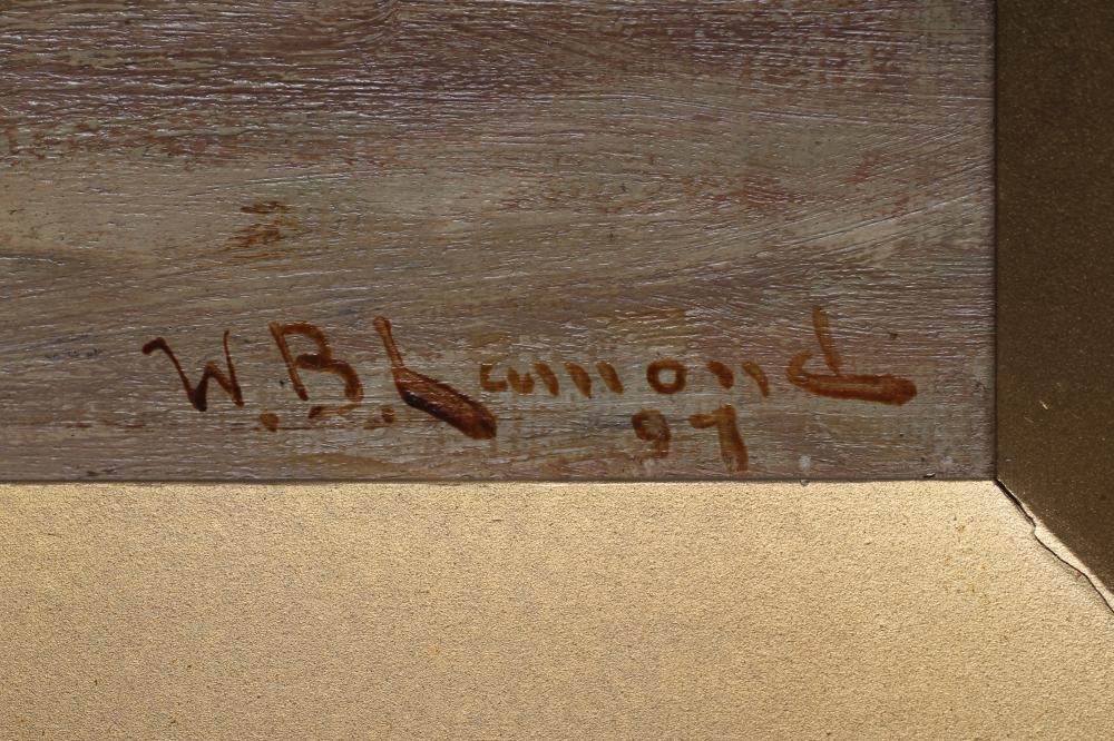 WILLIAM BRADLEY LAMOND (Scottish 1857-1924) Landscape with Horse and Cart, oil on board, signed, and Image