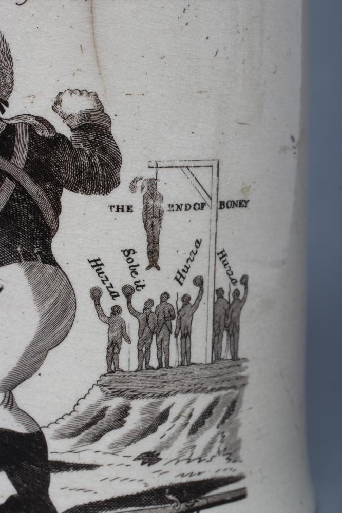 OF NAPOLEONIC INTEREST - a creamware mug Image