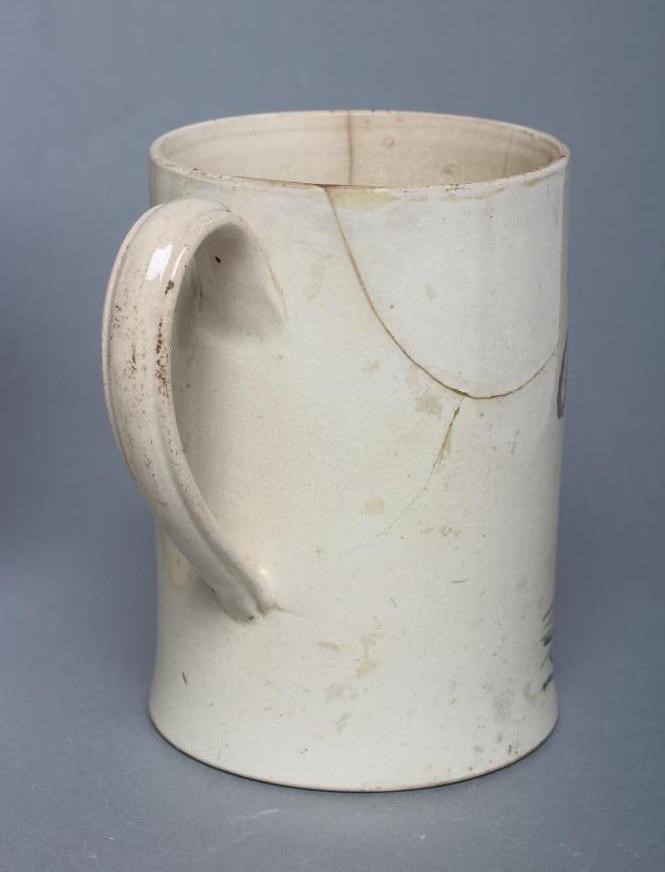 OF NAPOLEONIC INTEREST - a creamware mug Image