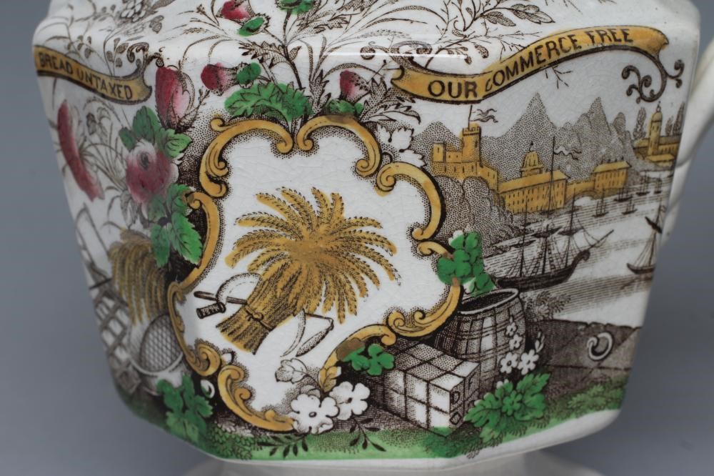 OF POLITICAL INTEREST - a Goodwin & Harris pottery bag jug Image