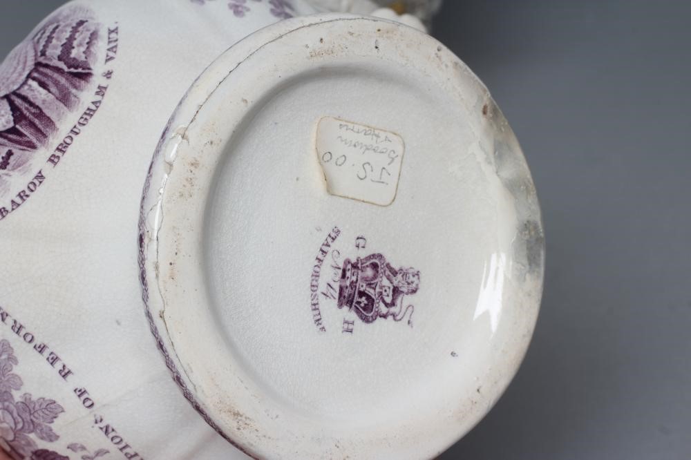 OF POLITICAL INTEREST - a Goodwin & Harris pottery bag jug Image