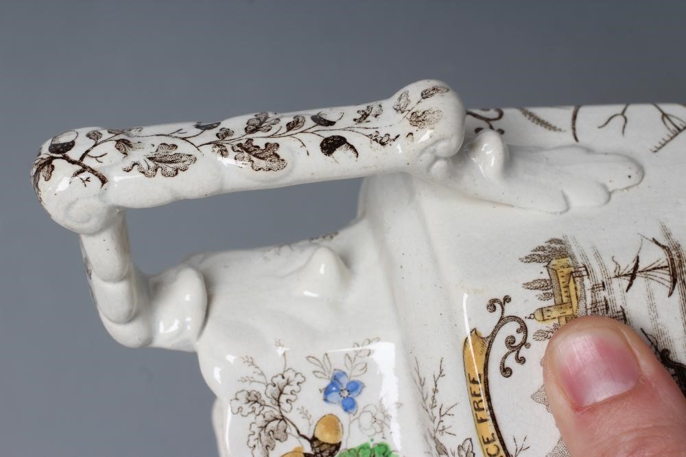 OF POLITICAL INTEREST - a Goodwin & Harris pottery bag jug Image