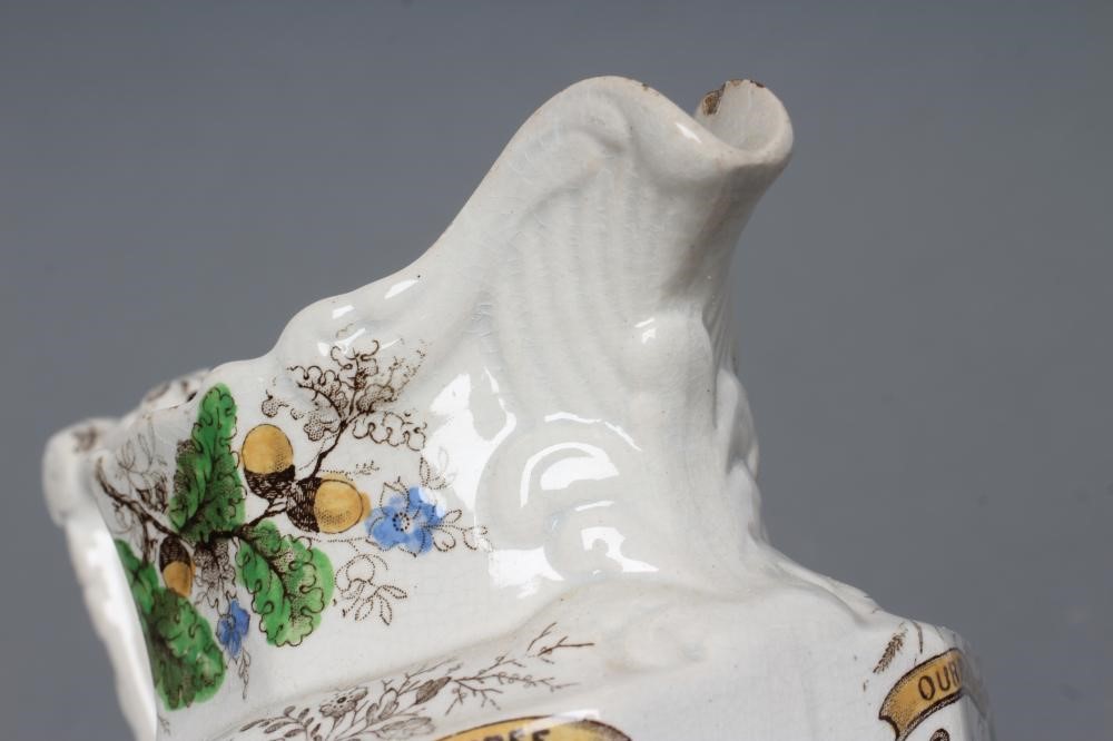 OF POLITICAL INTEREST - a Goodwin & Harris pottery bag jug Image