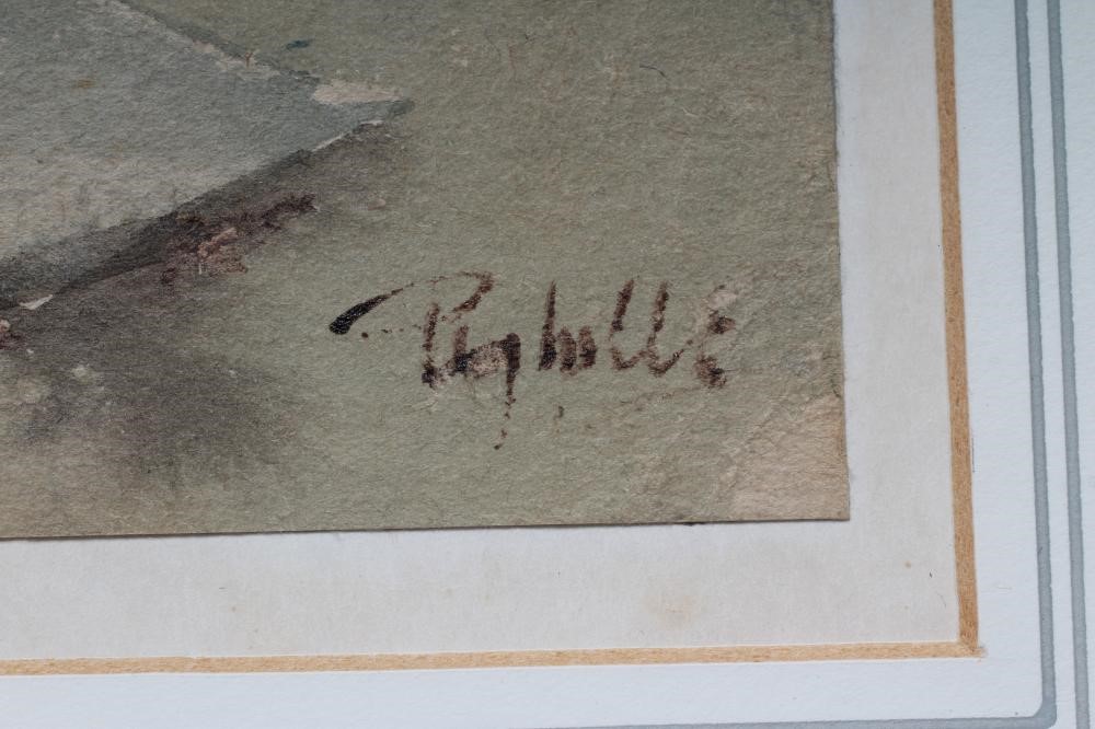 JOSEPH PIGHILLS (1902-1984), Maldon Beach Essex, watercolour and pencil, signed, inscribed to Image