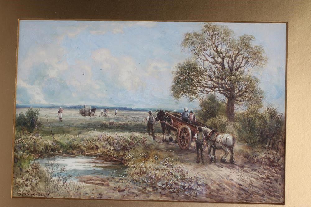 WILLIAM MANNERS RBA (1860-1930) "Going to the Hayfield" and "Edge of the Lake Image