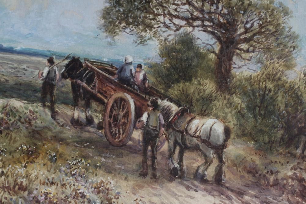 WILLIAM MANNERS RBA (1860-1930) "Going to the Hayfield" and "Edge of the Lake Image