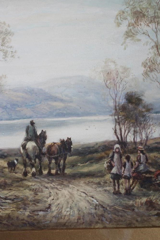 WILLIAM MANNERS RBA (1860-1930) "Going to the Hayfield" and "Edge of the Lake Image