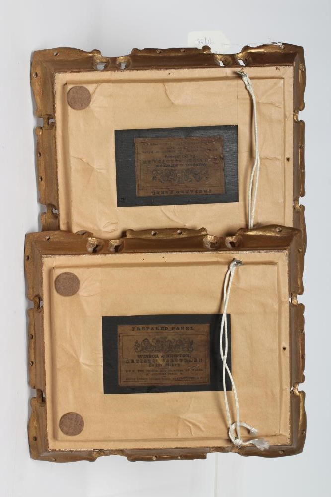 ATTRIBUTED TO COLIN GRAEME ROE (1855-1910) "Alert" and "Guarding the Gun", a pair, oil on board, Image