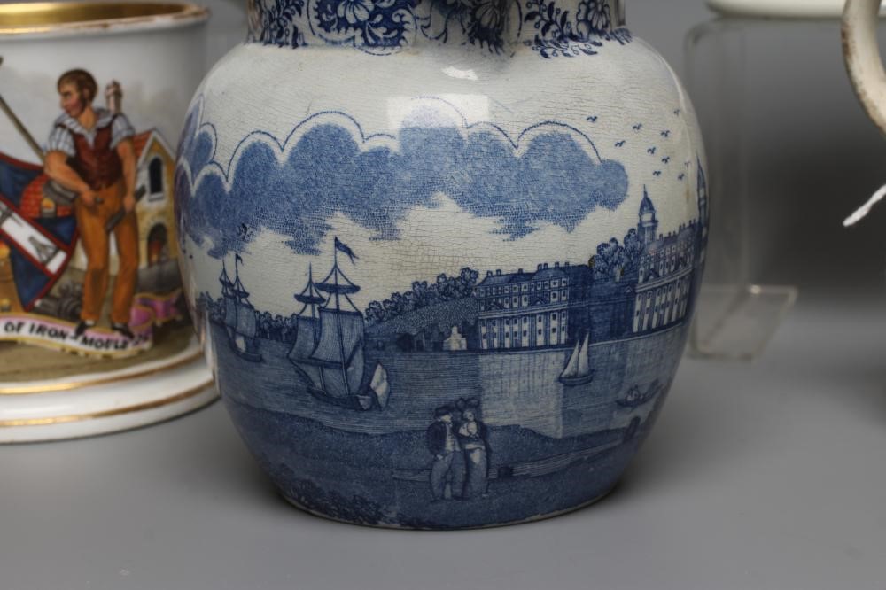 A COLLECTION OF COMMEMORATIVE WARES comprising a Grace Darling "Northumbrian Heroine Image