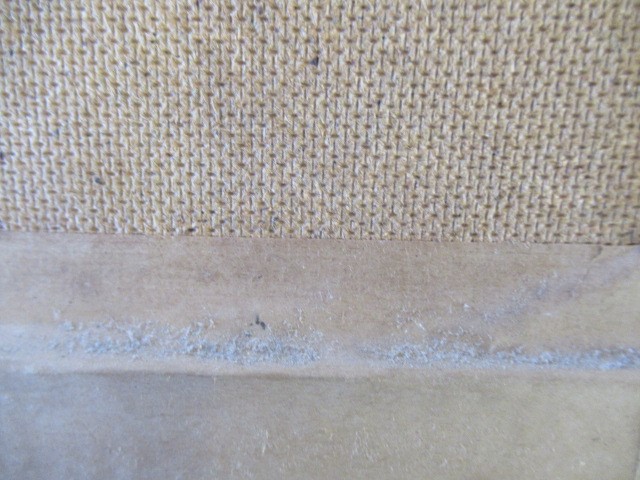 BRIAN SHIELDS "BRAAQ" (1951-1997) Industrial Town with Figures Skating in the Foreground Image