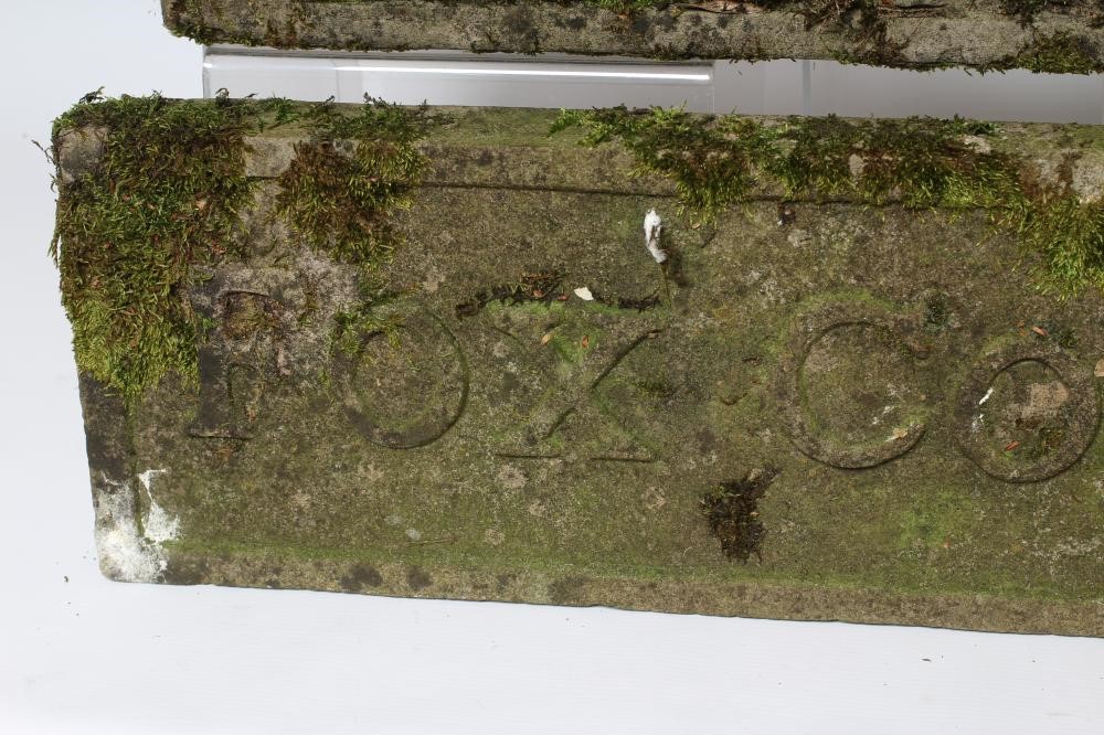 A CARVED SANDSTONE HOUSE NAME PLATE Image