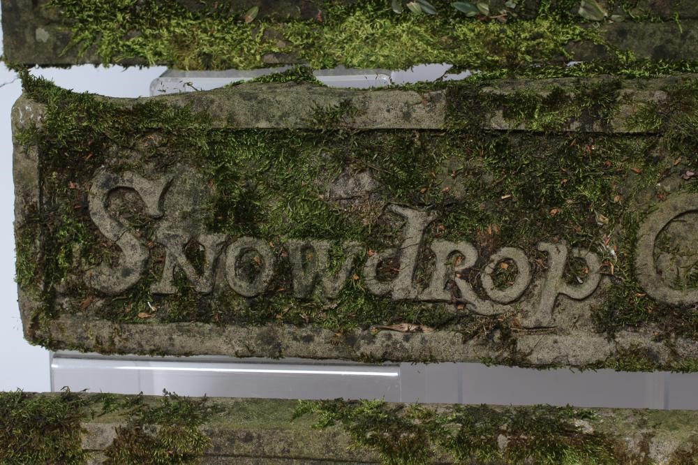 A CARVED SANDSTONE HOUSE NAME PLATE Image