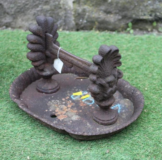 A CAST IRON BOOT SCRAPER Image