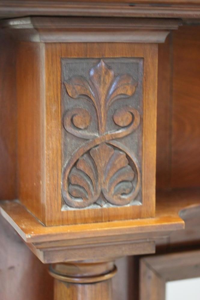 A MAHOGANY FIRE SURROUND Image