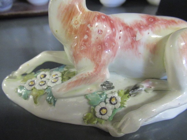 A DERBY PORCELAIN STAG AND HIND Image