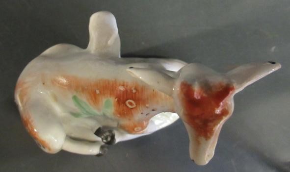 A DERBY PORCELAIN STAG AND HIND Image