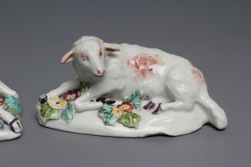 A DERBY PORCELAIN RAM AND EWE Image
