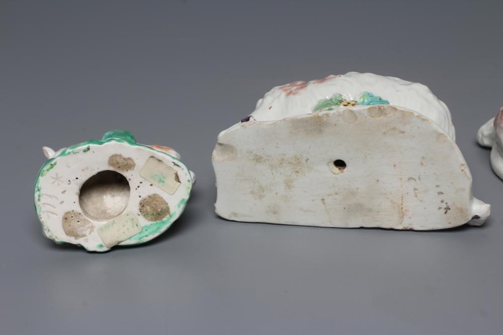 A DERBY PORCELAIN RAM AND EWE Image