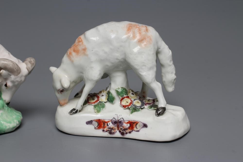 A DERBY PORCELAIN GRAZING EWE Image