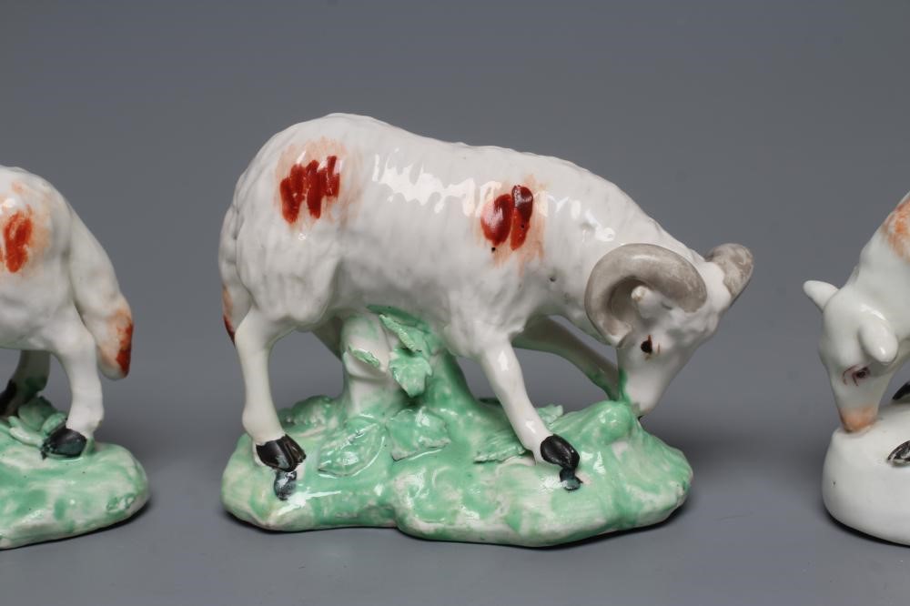 A DERBY PORCELAIN GRAZING EWE Image