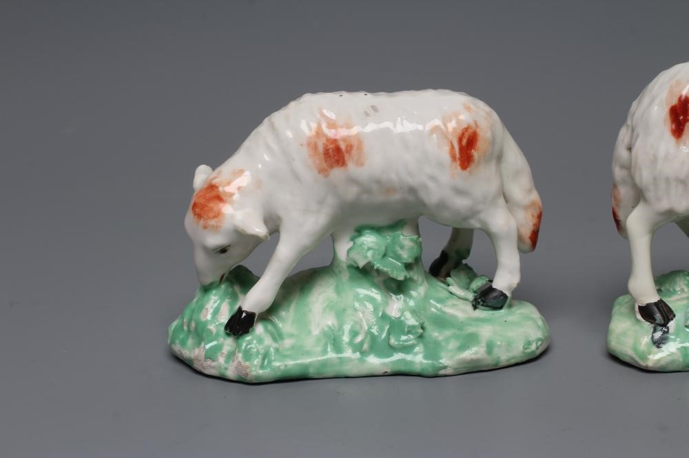 A DERBY PORCELAIN GRAZING EWE Image