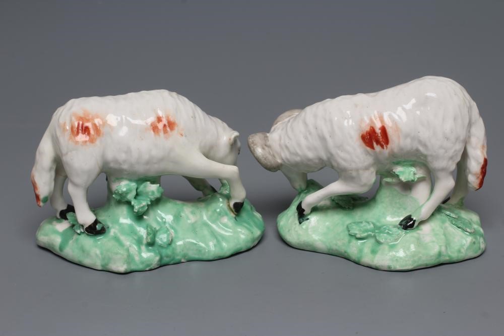 A DERBY PORCELAIN GRAZING EWE Image