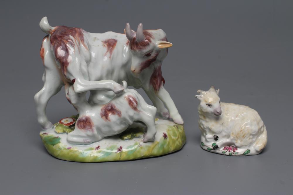 A SMALL BOW PORCELAIN SHEEP Image